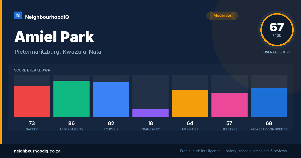 Amiel Park report card