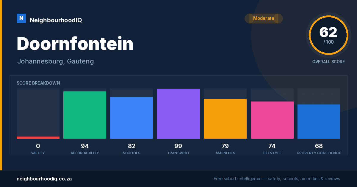 Doornfontein report card