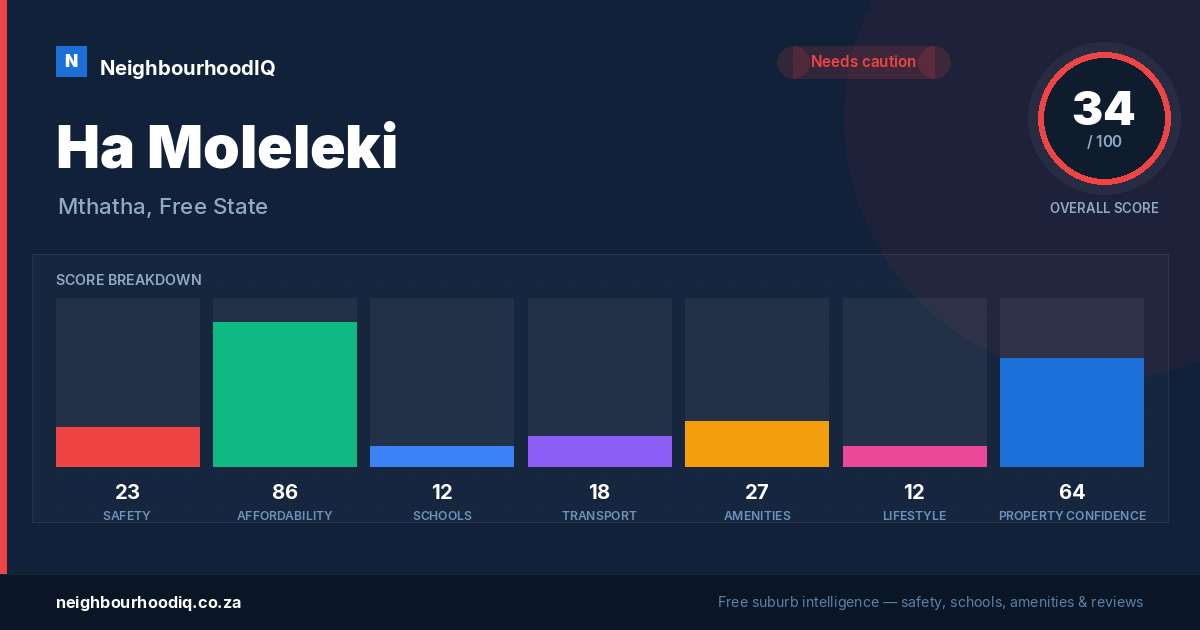 Ha Moleleki report card