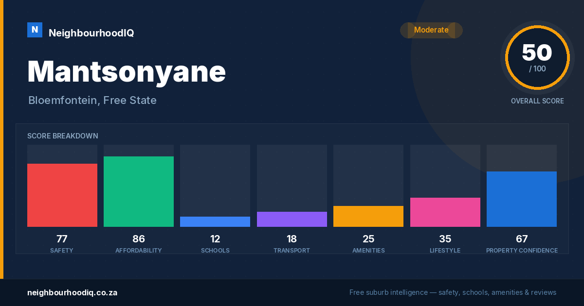 Mantsonyane report card